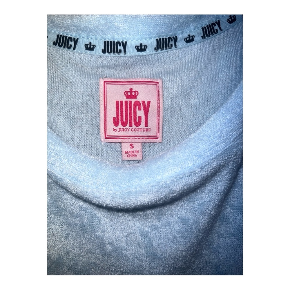 Juicy Couture Soft light Blue terry cloth Lounge Set - Picture 4 of 14